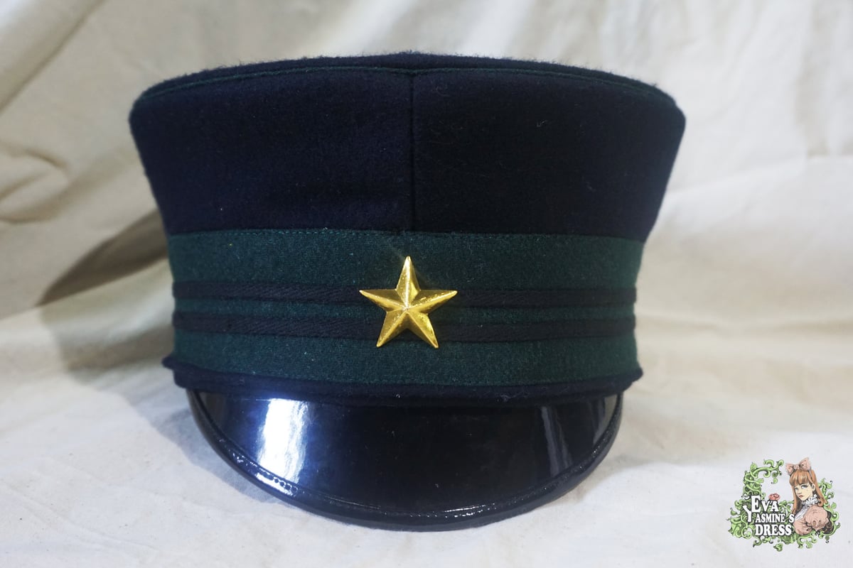 実物　明治時代　日本陸軍将校制帽 オーダーメイド)日本帝国陸軍 明治19年式軍医将校の軍帽 | 止水工坊