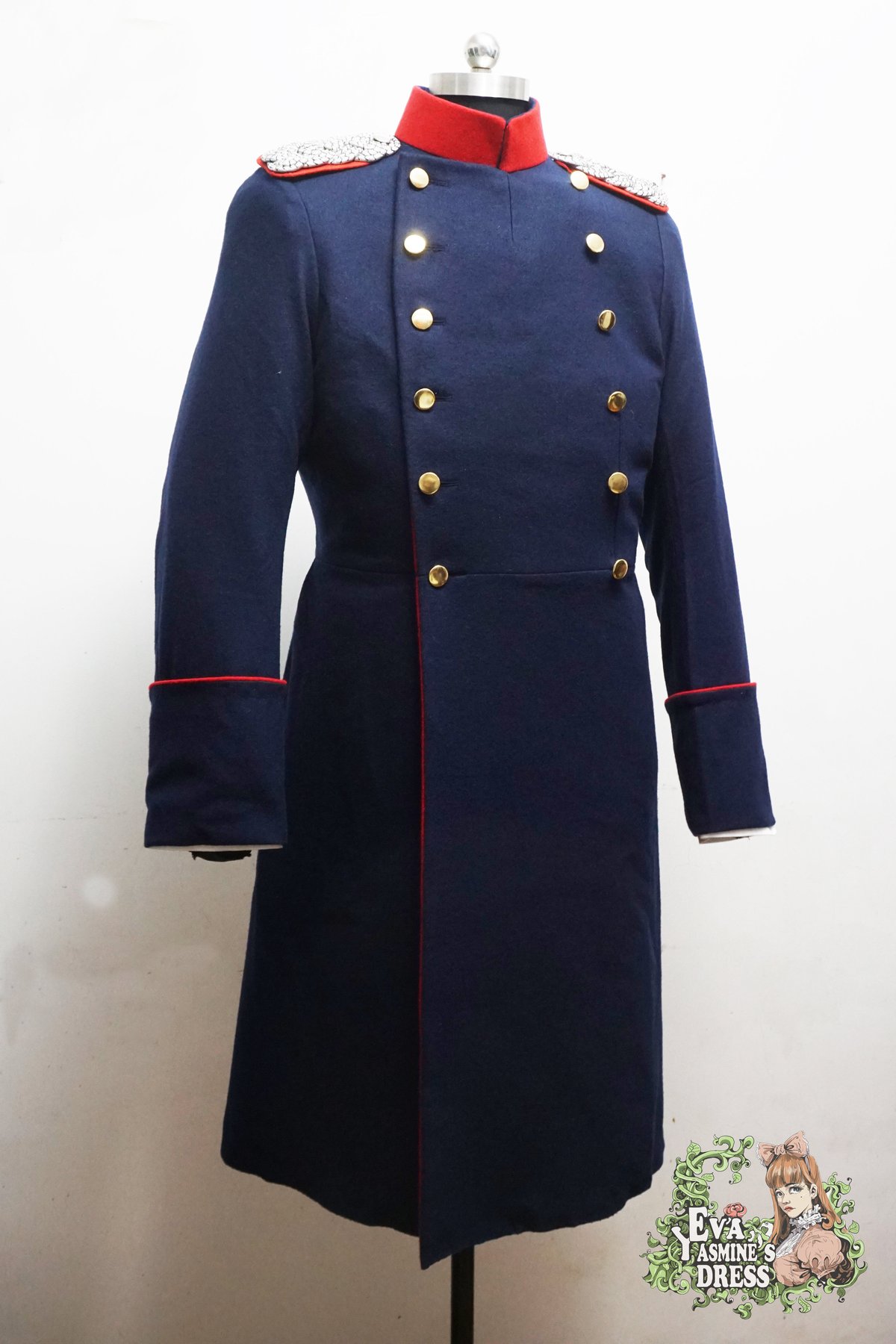 オーダーメイド)ドイツ第二帝国陸軍 将校コート(FROCK) | 止水工坊 オーダーメイド)ドイツ第二帝国陸軍 将校コート(FROCK) | 止水工坊