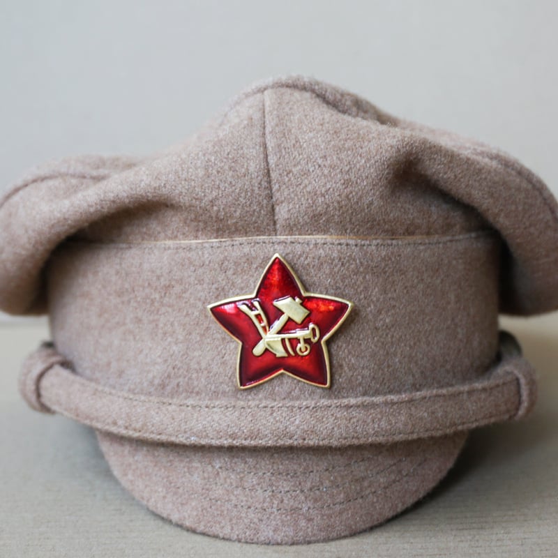 オーダーメイド)ソ連赤軍 ロシア内戦時期の軍帽（カーキ色） | 止水工坊