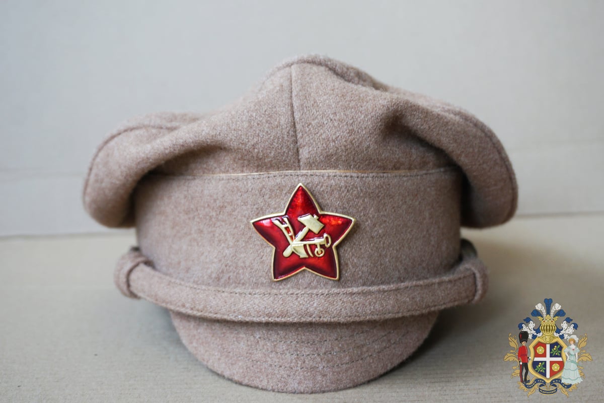 オーダーメイド)ソ連赤軍 ロシア内戦時期の軍帽（カーキ色） | 止水工坊