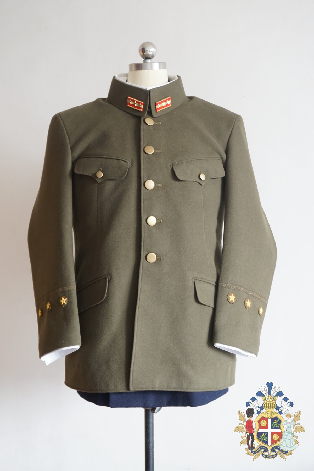日本陸軍　将校准士官　冬衣袴　実物 九八式冬衣袴 日本軍 日本陸軍 野狸納 軍衣袴