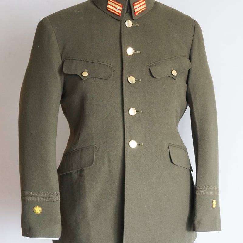 日本軍 三式軍衣袴外套　鉄兜 オーダーメイド)日本帝国陸軍 3式将校軍衣袴（夏） | 止水工坊