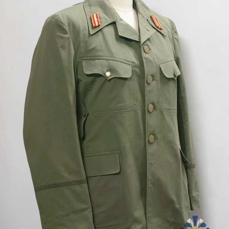 日本軍 三式将校軍衣 実物 特大 オーダーメイド)日本帝国陸軍 3式将校軍衣袴（開襟） | 止水工坊