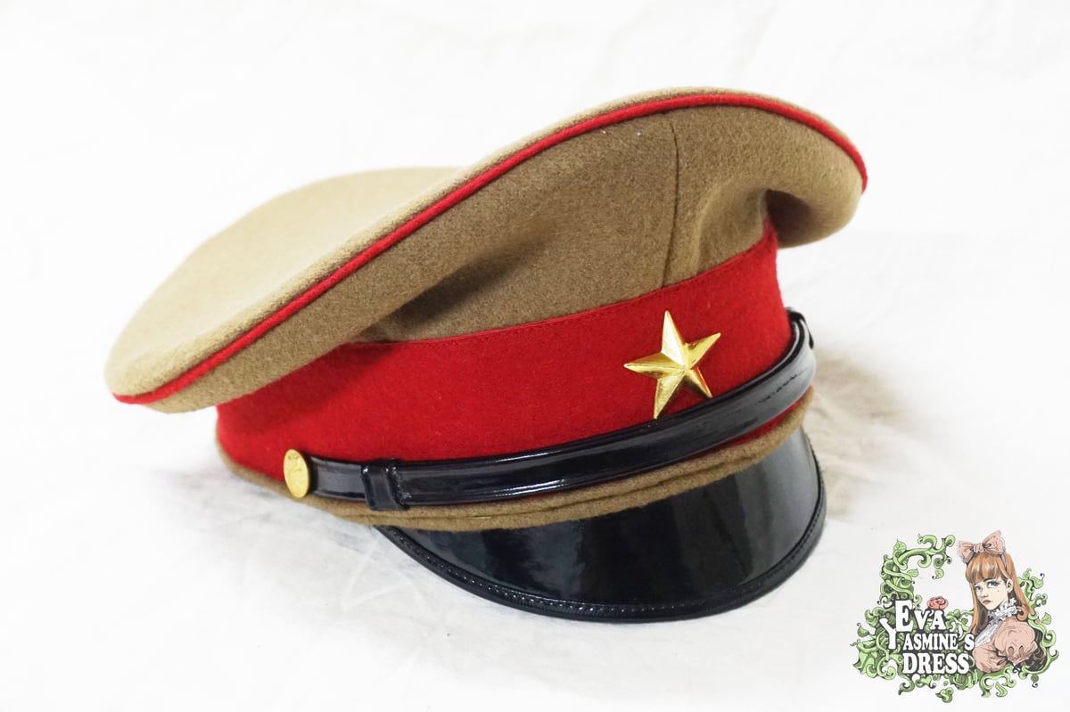 オーダーメイド)日本帝国陸軍 45式将校の軍帽（ドイツ型紙） | 止水工坊