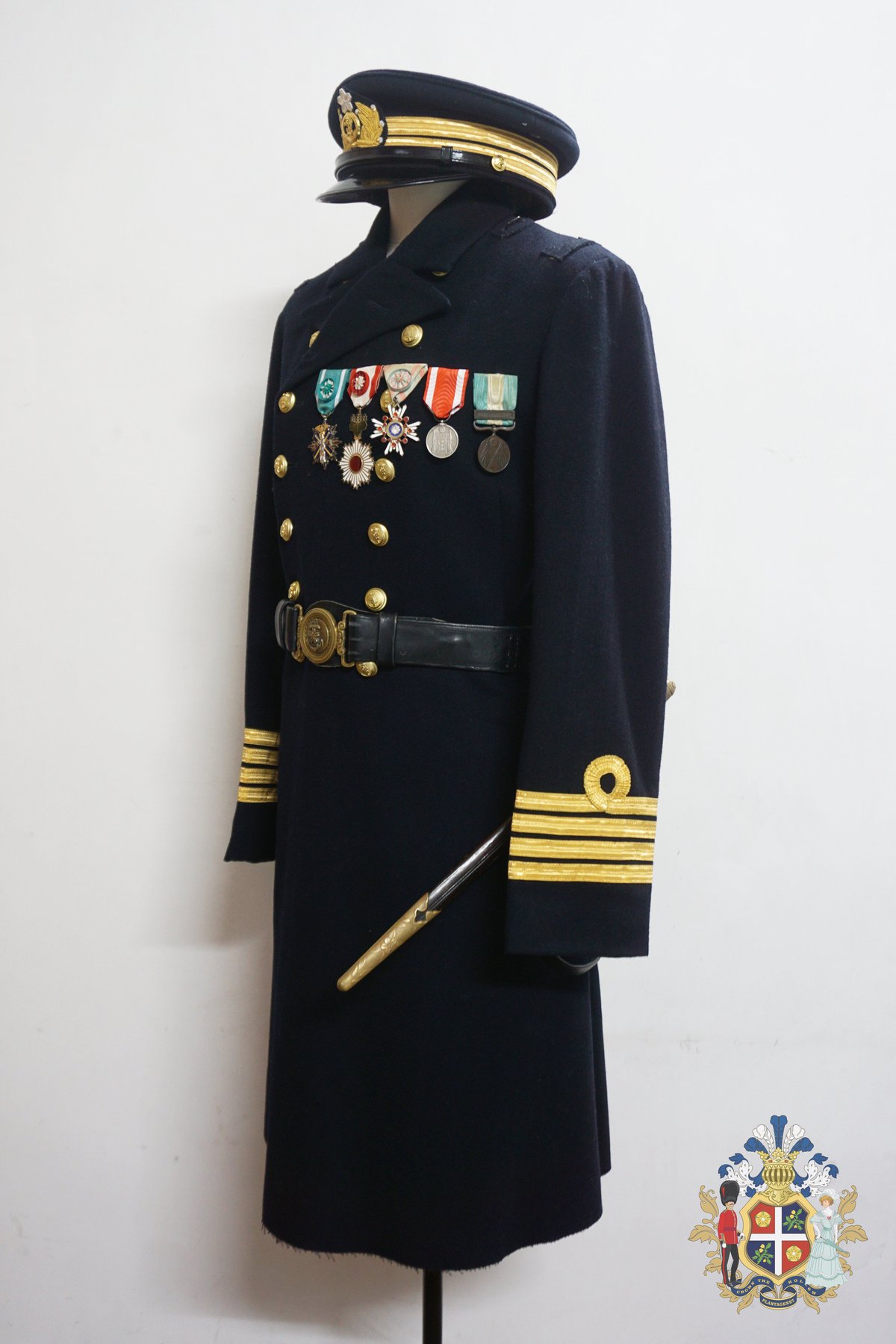 日本海軍 准士官以上略衣袴(三種軍装) 複製 ネクタイ付 中田商店製