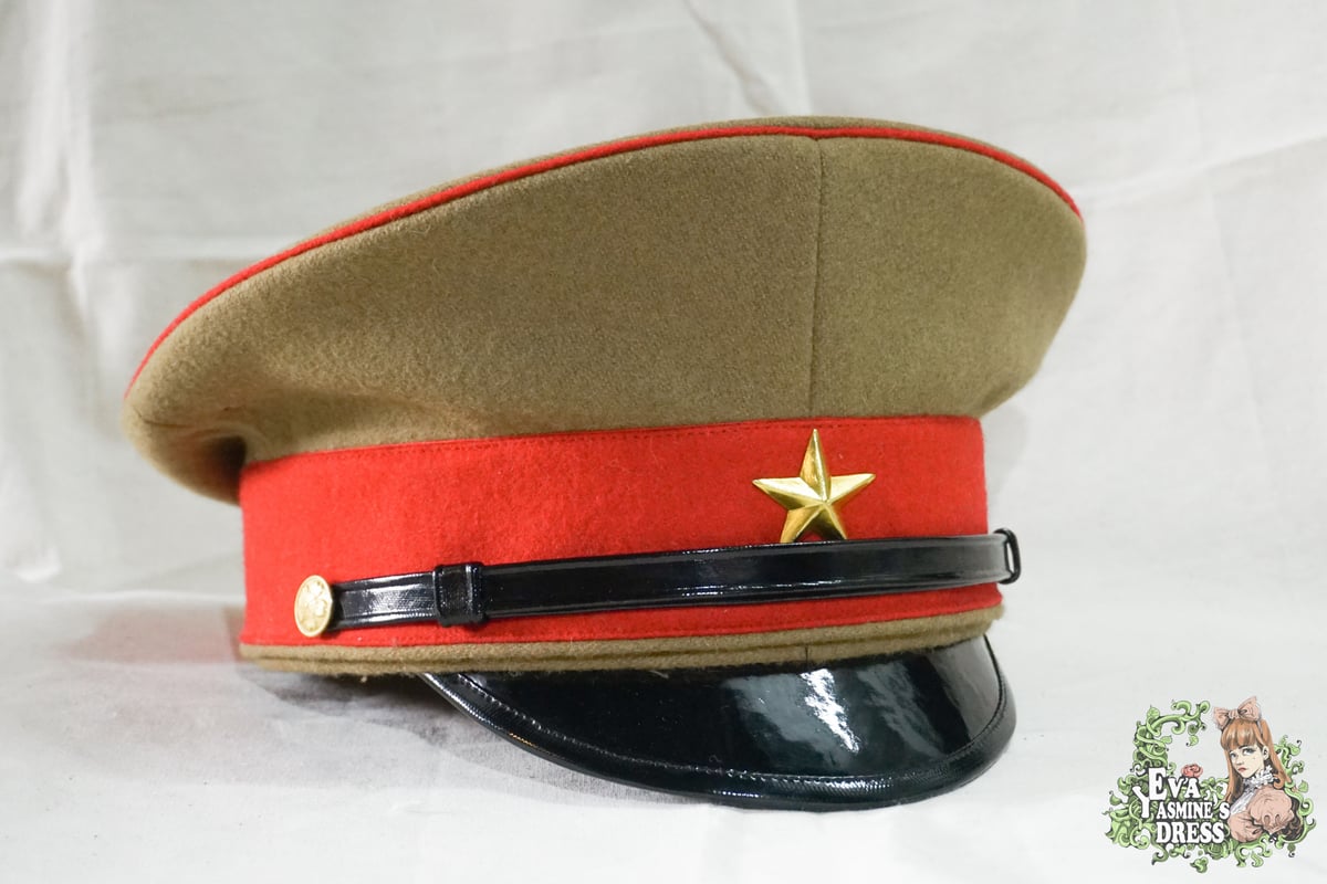 オーダーメイド)日本帝国陸軍 昭五式および以降の将校の軍帽（チェーク