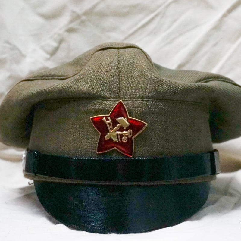 オーダーメイド)ソ連赤軍 ロシア内戦時期の陸軍軍帽（緑） | 止水工坊