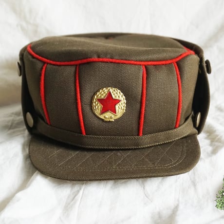 2000年代 北朝鮮 朝鮮人民軍 軍官(将校)用戦闘帽 実物 帽子 2000年代 北朝鮮 朝鮮人民軍 軍官(将校)用戦闘帽 実物 帽子