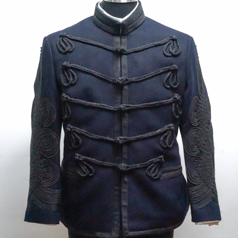 日本軍　明治時代　将校軍服(胸骨服) オーダーメイド)日本帝国陸軍 明治19年式将校（肋骨服）軍衣袴