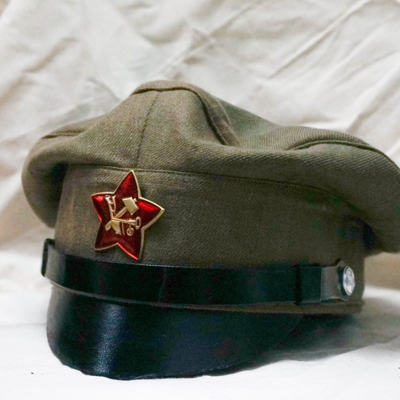 オーダーメイド)ソ連赤軍 ロシア内戦時期の陸軍軍帽（緑） | 止水工坊