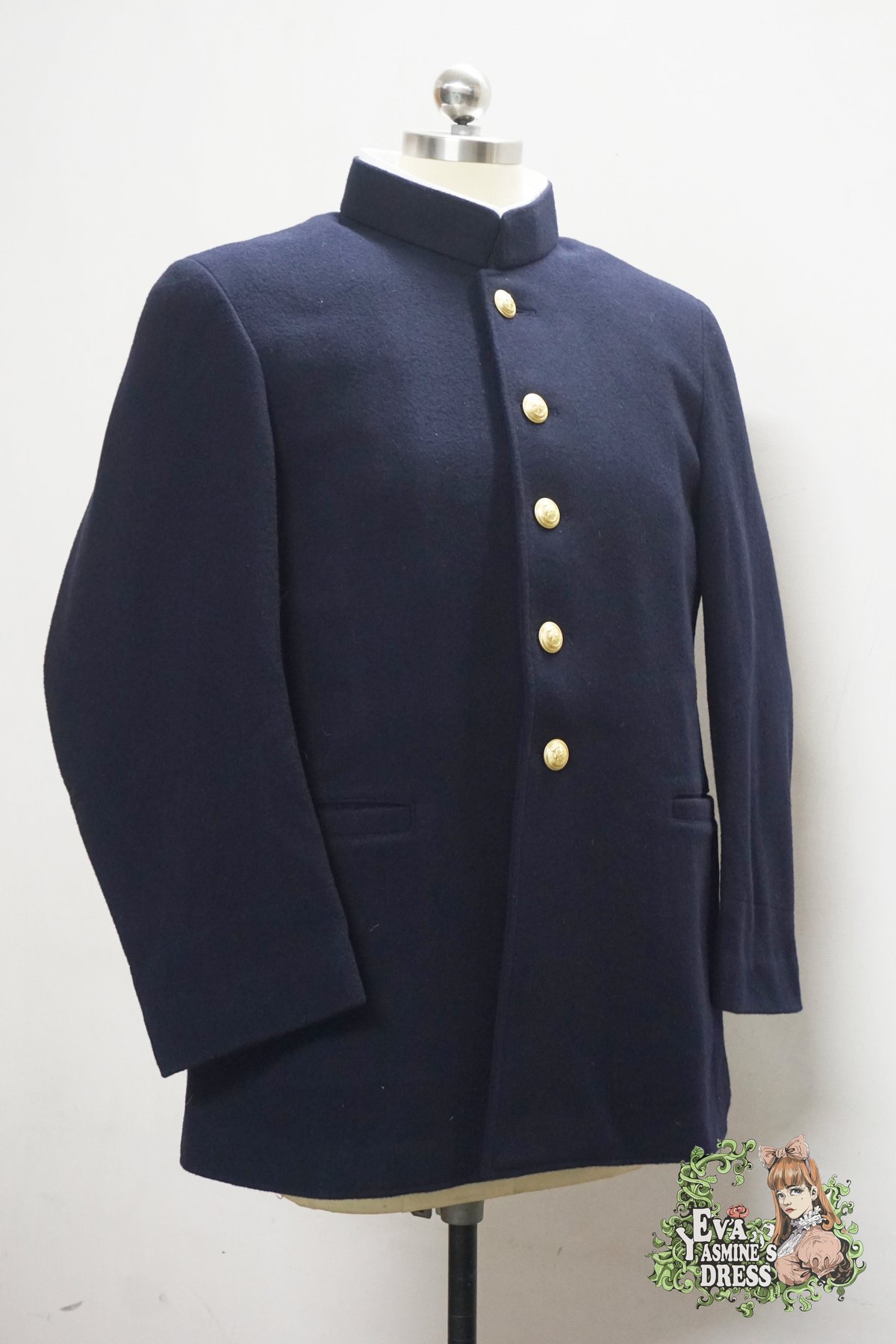 日本海軍　准士官以上略衣袴(三種軍装) 複製　ネクタイ付　中田商店製　値下受付中 格安 Yahoo!オークション 未 旧日本海軍・士官用作業服（三種軍