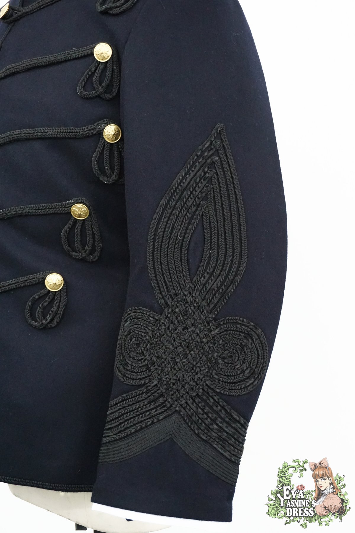 オーダーメイド)日本帝国陸軍 明治19年式 騎兵将校軍衣袴（肋骨服