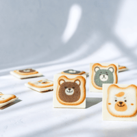 クマまみれ　8個入り　クッキー　ラングドシャ