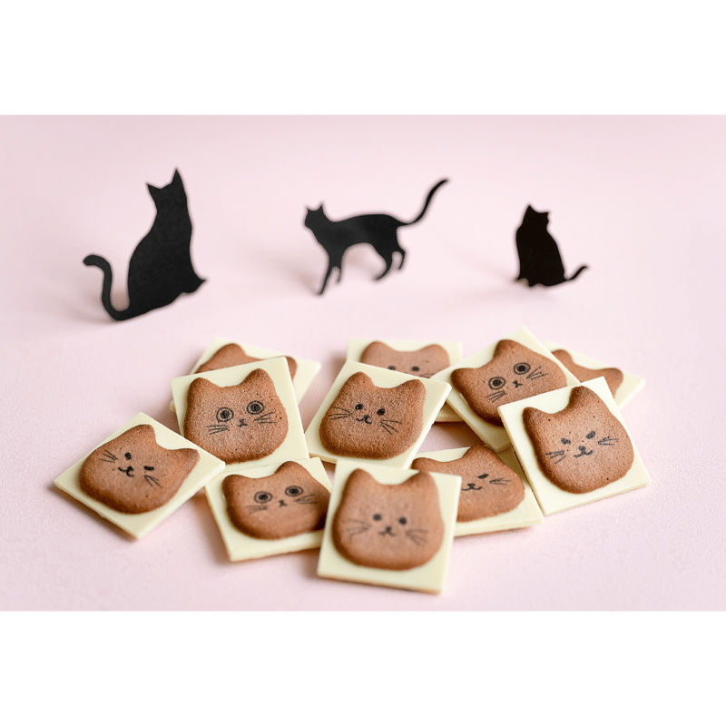 じゃれねこ『7月☆ラッキーセット⑧』 黒ネコまみれ 8個入り×4箱セット 送料無料 クッキー