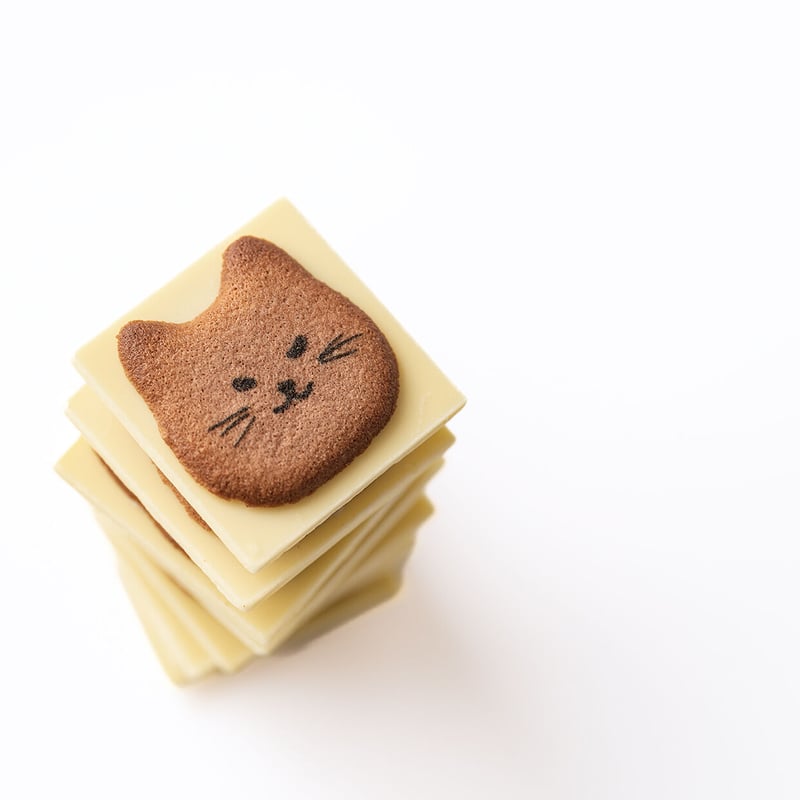 黒ネコまみれ スイート味 8個入り 猫 クッキー ラングドシャ