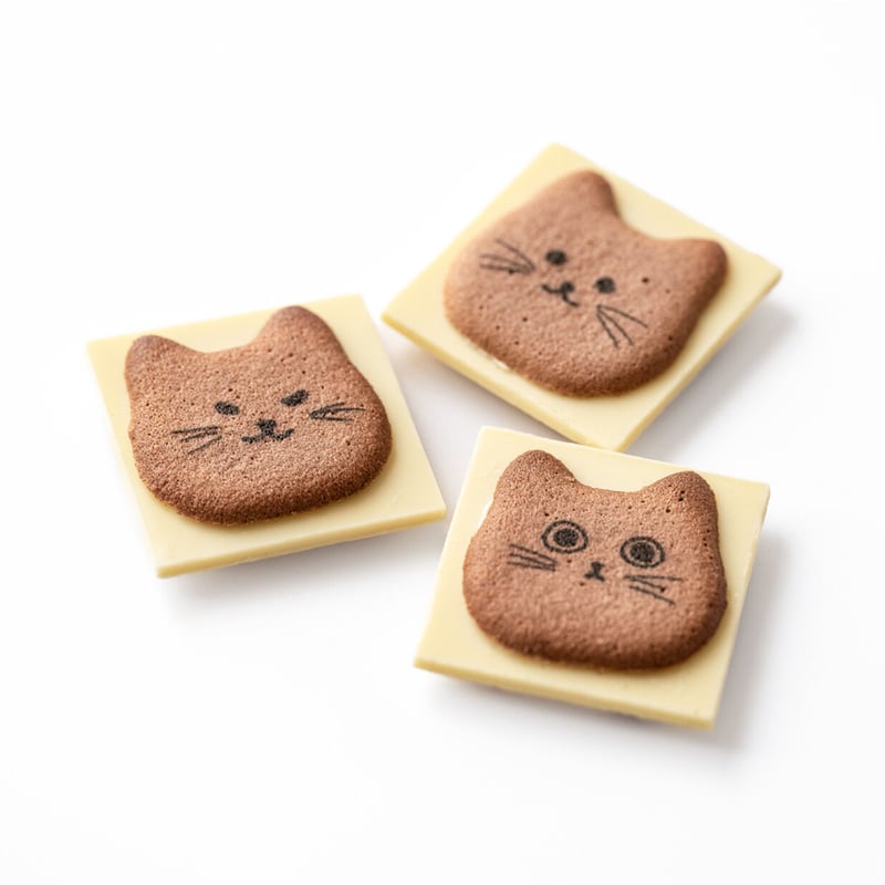 黒ネコまみれ スイート味 8個入り 猫 クッキー ラングドシャ