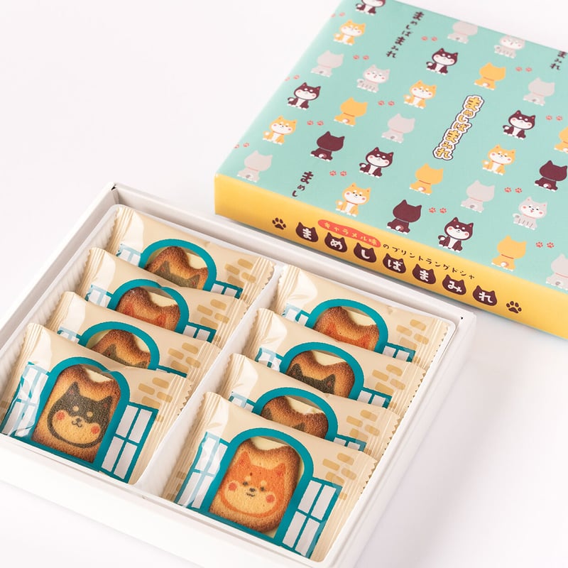 まめしばまみれ キャラメル味 8個入り×2箱セット 犬 クッキー