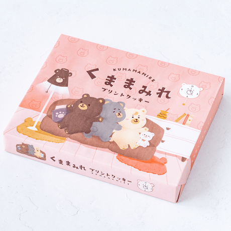 クマまみれ　8個入り　クッキー　ラングドシャ