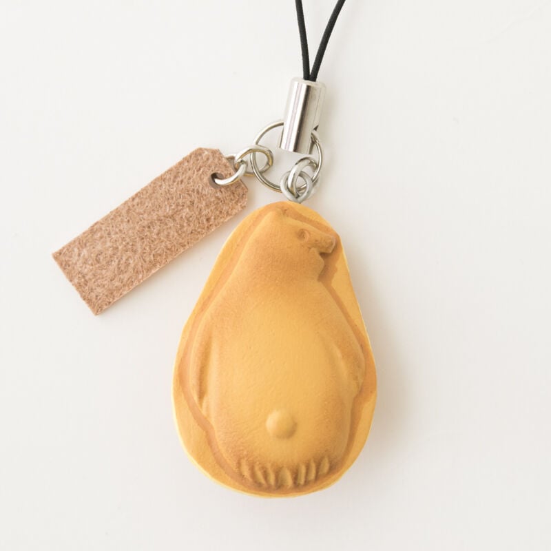 クマヤキストラップ ヒグマ | 道の駅あいおい WEB SHOP