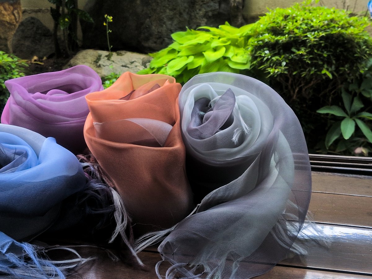 二重エアリーストール(renew) | konnosilk's STORE