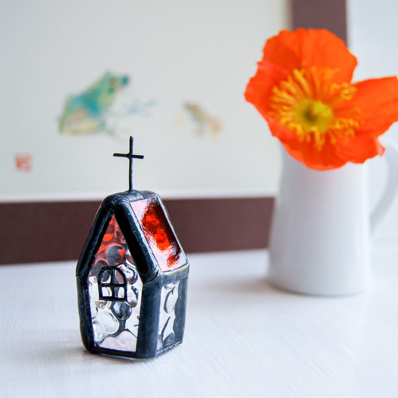 大判ラファエロ ステンドグラス Cherub小天使 グラスマスターズ社 大判ラファエロ ステンドグラス Cherub小天使 グラスマスターズ社