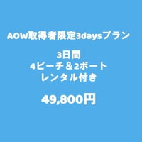 AOW取得者限定3daysプラン