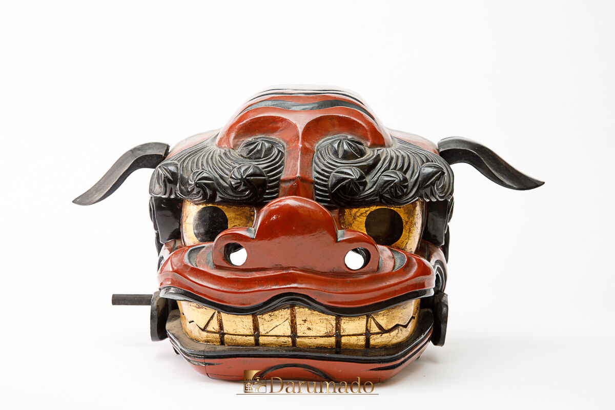 木製 獅子頭 古道具 アンティーク 古美術 木製 獅子頭 古道具 アンティーク 古美術