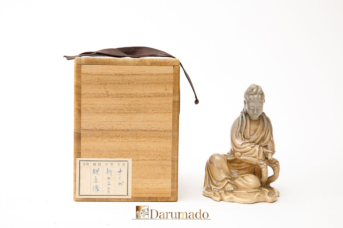 観音像（萩十二代坂倉新兵衛） | 古美術 達磨堂