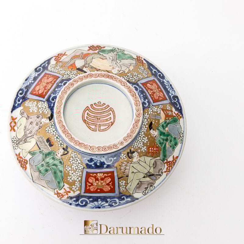 古伊万里蓋付き菓子鉢 古伊万里 色絵平鉢 蓋付き 五客揃え - メルカリ