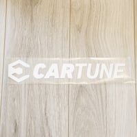 CARTUNEステッカー大（ホワイト）