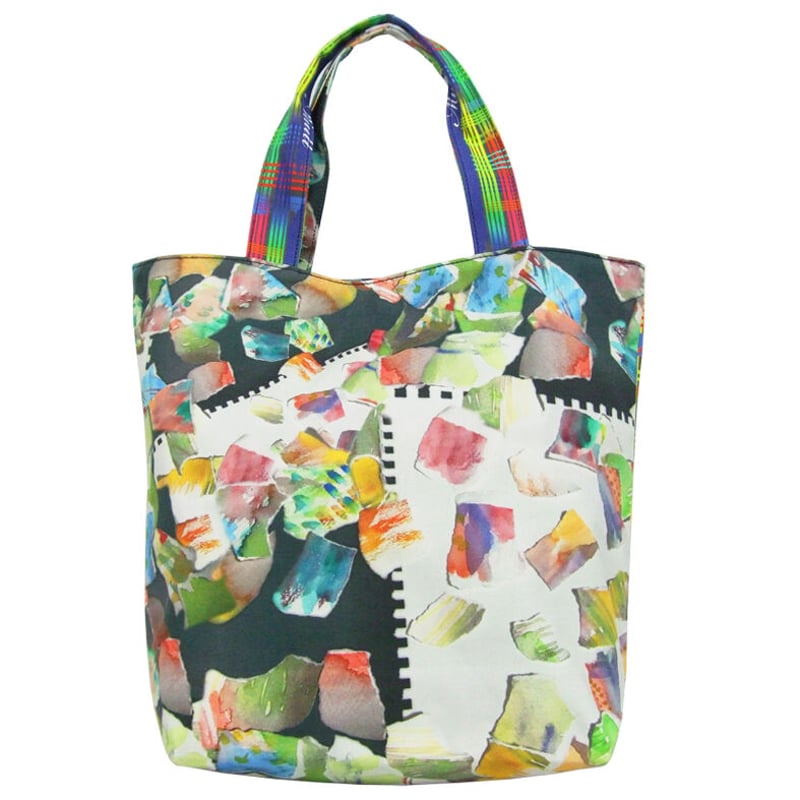 ちぎり絵』帆布バッグ | Miutt OFFICIAL SHOP