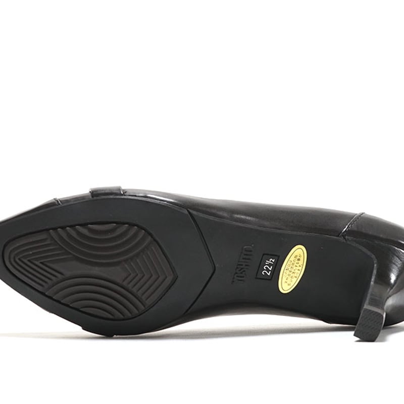 YOSHITO ヨシト Y0089 Black ブラック ポインテッドトゥ 差し込み