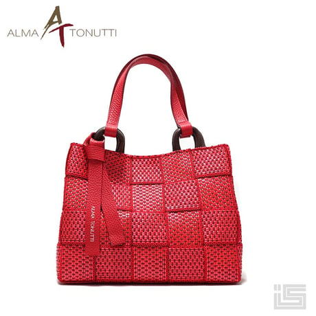 ALMA TONUTTI アルマ トヌッティ 6590 Red かごバッグ ハンドバッグ