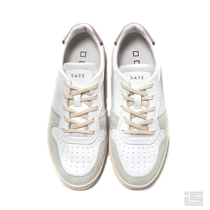 D.A.T.E. デイト COURT BASIC WHITE PINK 32WCRBAWP P