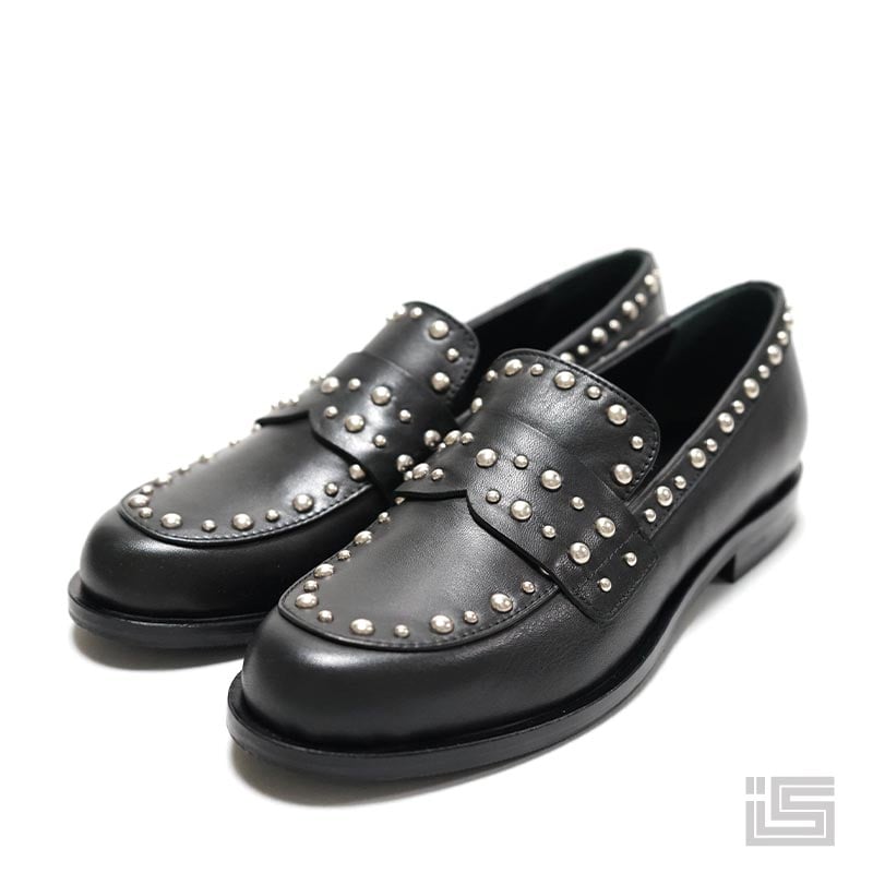 NAPOLEONI ナポレオーニ A2047 Black ブラック 黒 Nero スタッズ付き