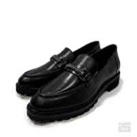 LUCA GROSSI ルカグロッシ K036M Black 軽量コインローファー 本