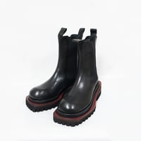 MANA マナ 0051_557094 BLACK ヴィンテージ・サイドゴアブーツ【25aw】【正規品】
