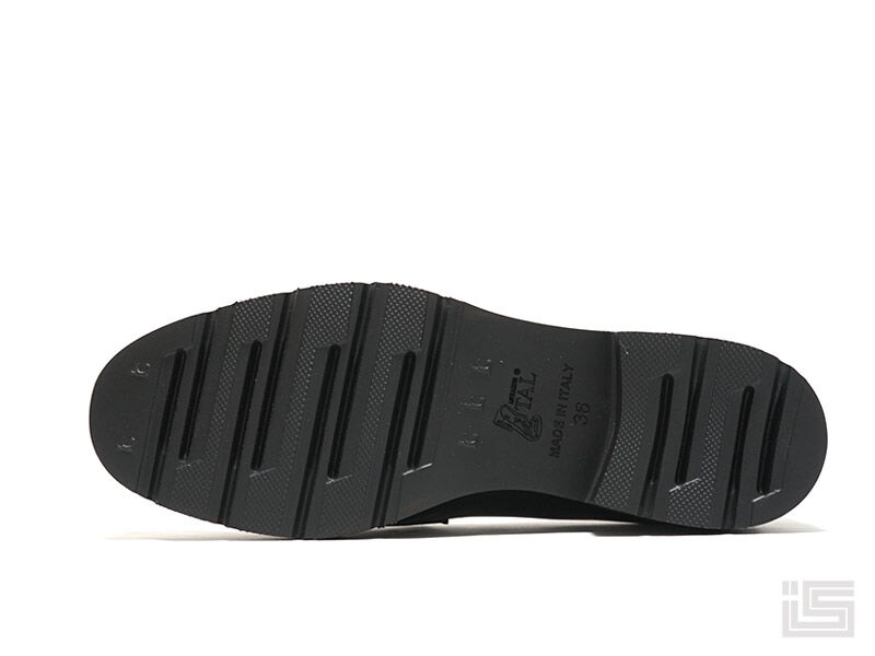 LUCA GROSSI ルカグロッシ K036M Black 軽量コインローファー 本