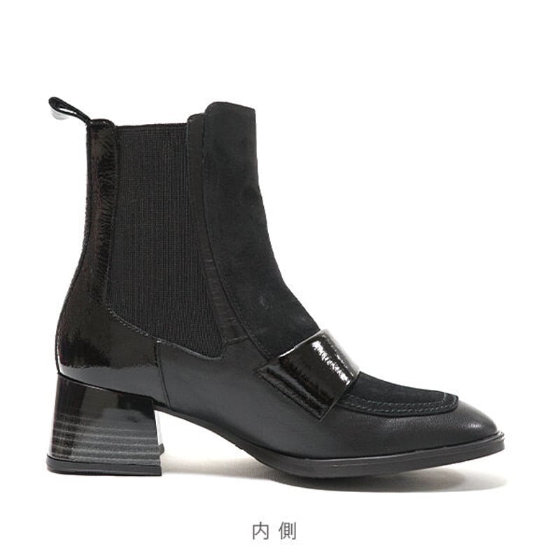 HISPANITAS ヒスパニタス CH233005 Black サイドゴア風ショート HISPANITAS ヒスパニタス CH233005 Black サイドゴア風ショート