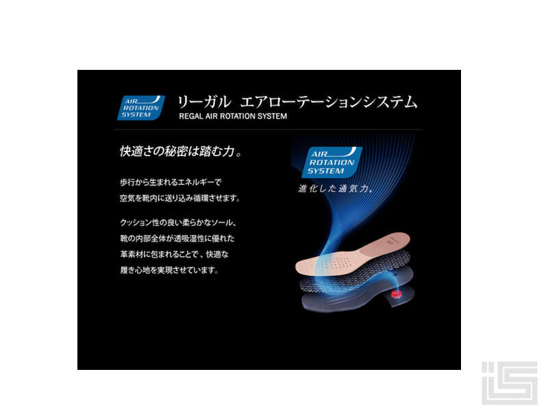 【美品】REGAL セミブローグ エアローテーションシステム24.5cm 美品】REGAL セミブローグ エアローテーションシステム24.5cm