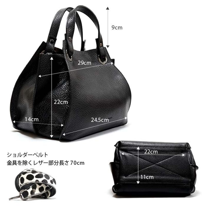 RIPANI リパーニ AIRONE 9292OU BLACK ブラック 2way ハンド RIPANI リパーニ AIRONE 9292OU BLACK ブラック 2way ハンド