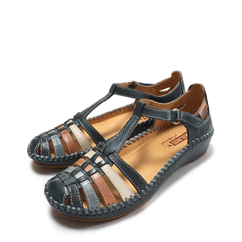 PIKOLINOS ピコリノス 655-0843 ネイビー かかとが隠れるサンダル