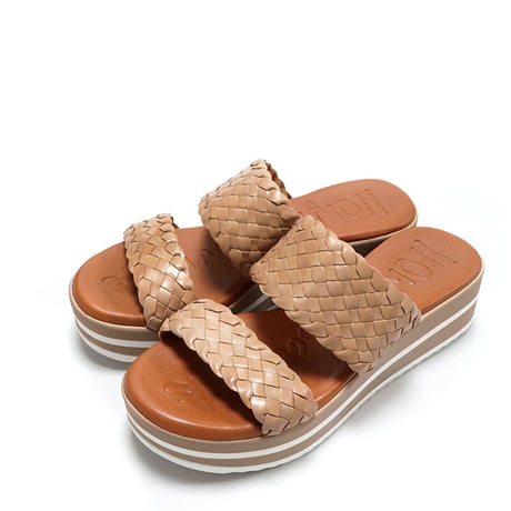 極美品！Oh! My Sandals スペイン製牛革パイソン型押しサンダル CATEGORY Oh! My Sandals [ オーマイサンダル ] | IBARAK