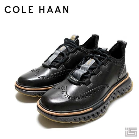 COLE HAAN コールハーン C36508 Black 5.ゼログランド ウィングオックスフォード 軽量  メンズスニーカー