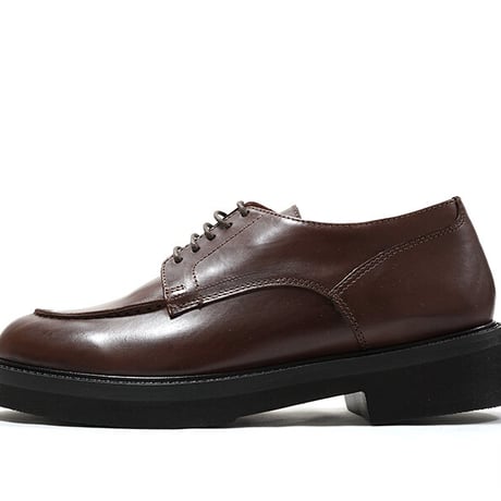 PASCUCCI パスクッチ 5003 Brown Uチップ モカ レースアップシューズ ボリュームソール  イタリア