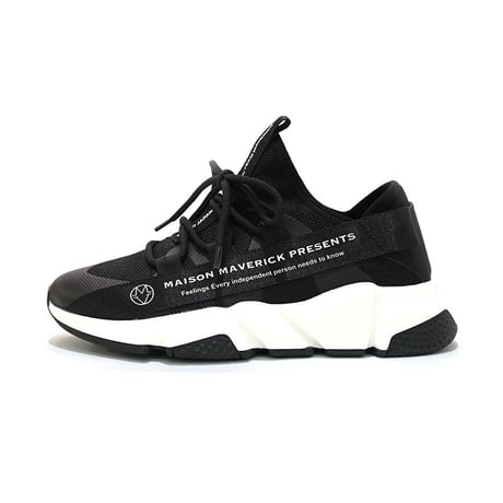 MAISON MAVERICK PRESENTS メゾンマーベリックプレゼンツ MS2359 black ブラック 厚底スニーカー【正規品】 【25ss】
