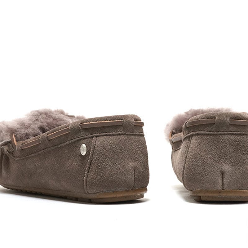 EMU Australia エミュー W11200 Dark Grey ボア付きスリッポン リ