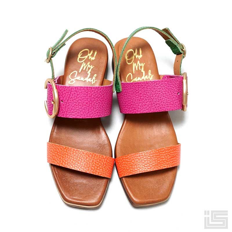 Oh! My Sandals オーマイサンダルズ 5170 Multi シームレスバックストラ