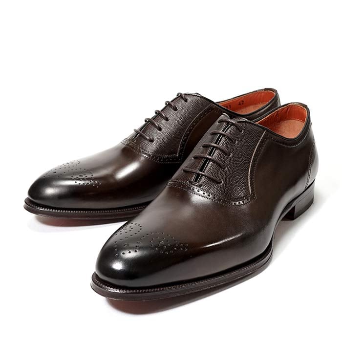 LOBB'S ロブス 2501 DARK BROWN/C 内羽根プレーントゥに LOBB'S ロブス 2501 DARK BROWN/C 内羽根プレーントゥに