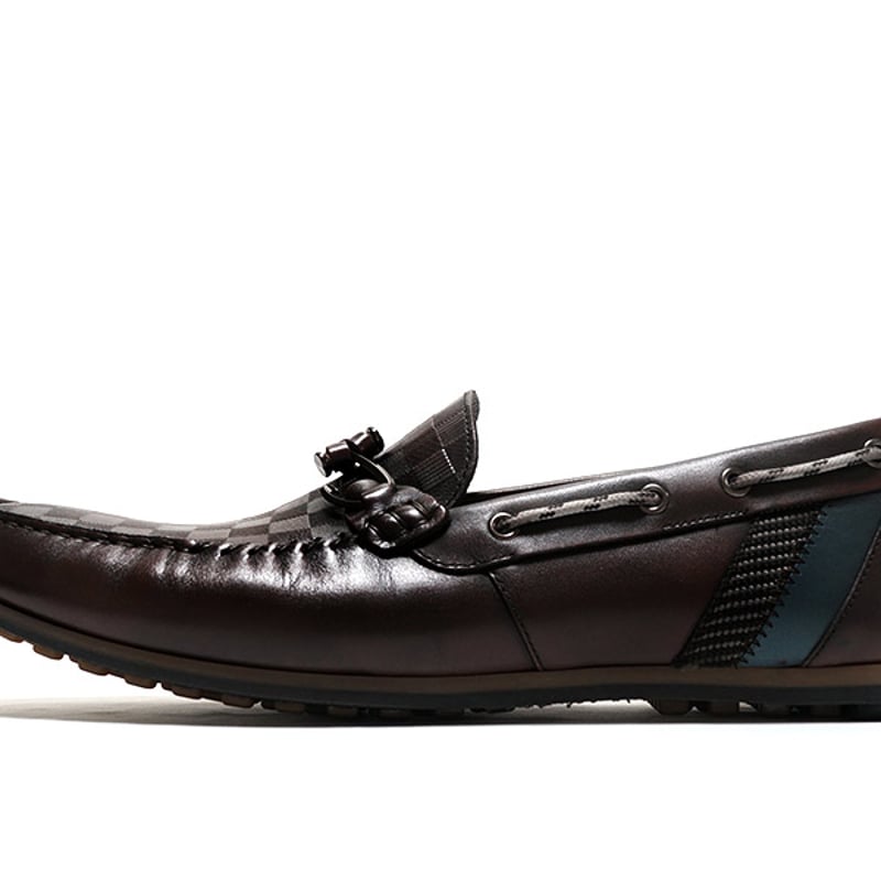 LANVIN en Blue ランバン オン ブルー 86481 Dark Brown ブロッ